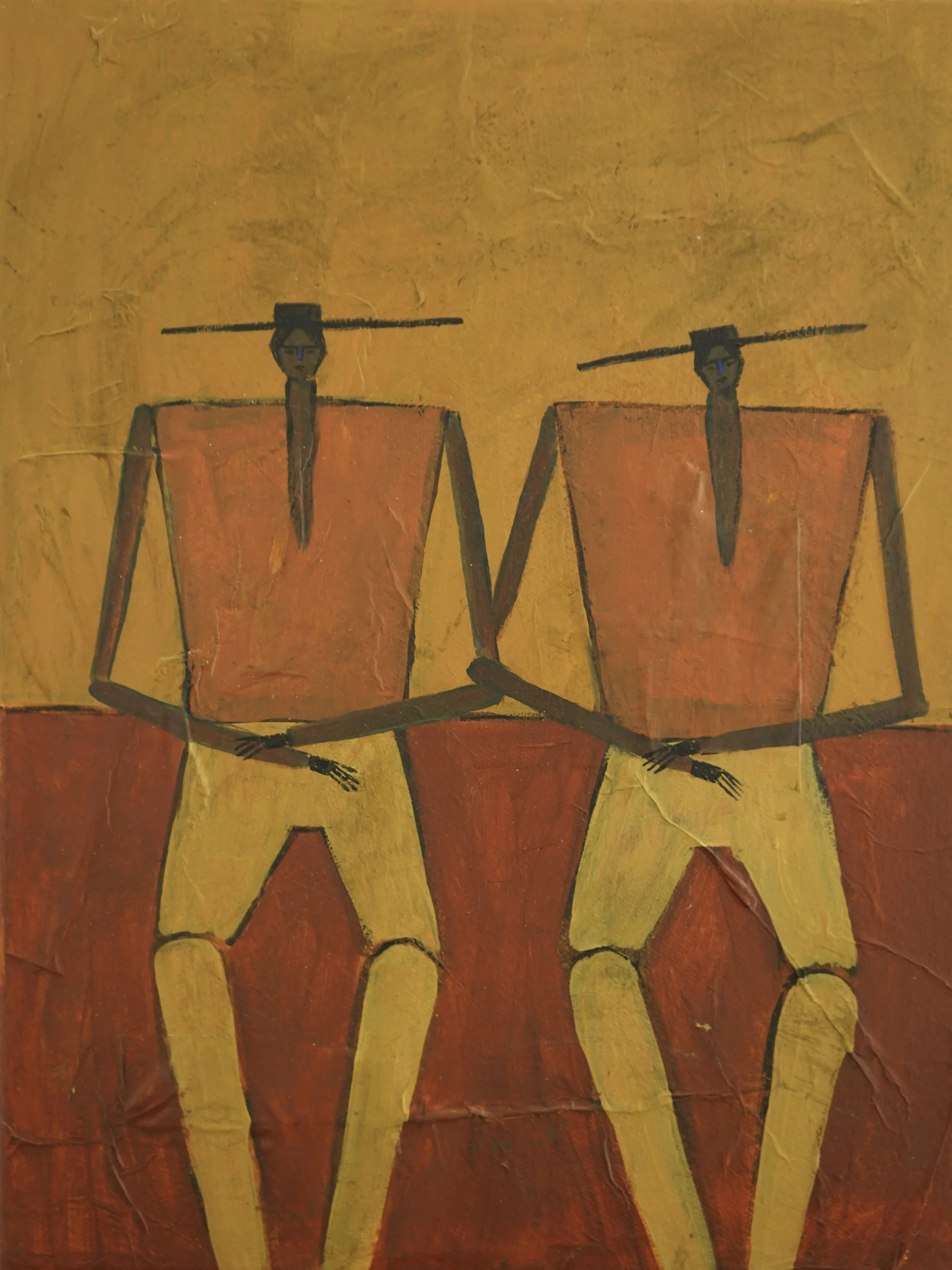 Mi Verdad, 2025, Acrylic on Mixed Media Canvas, 11"x14" (27.94x35.56cm)