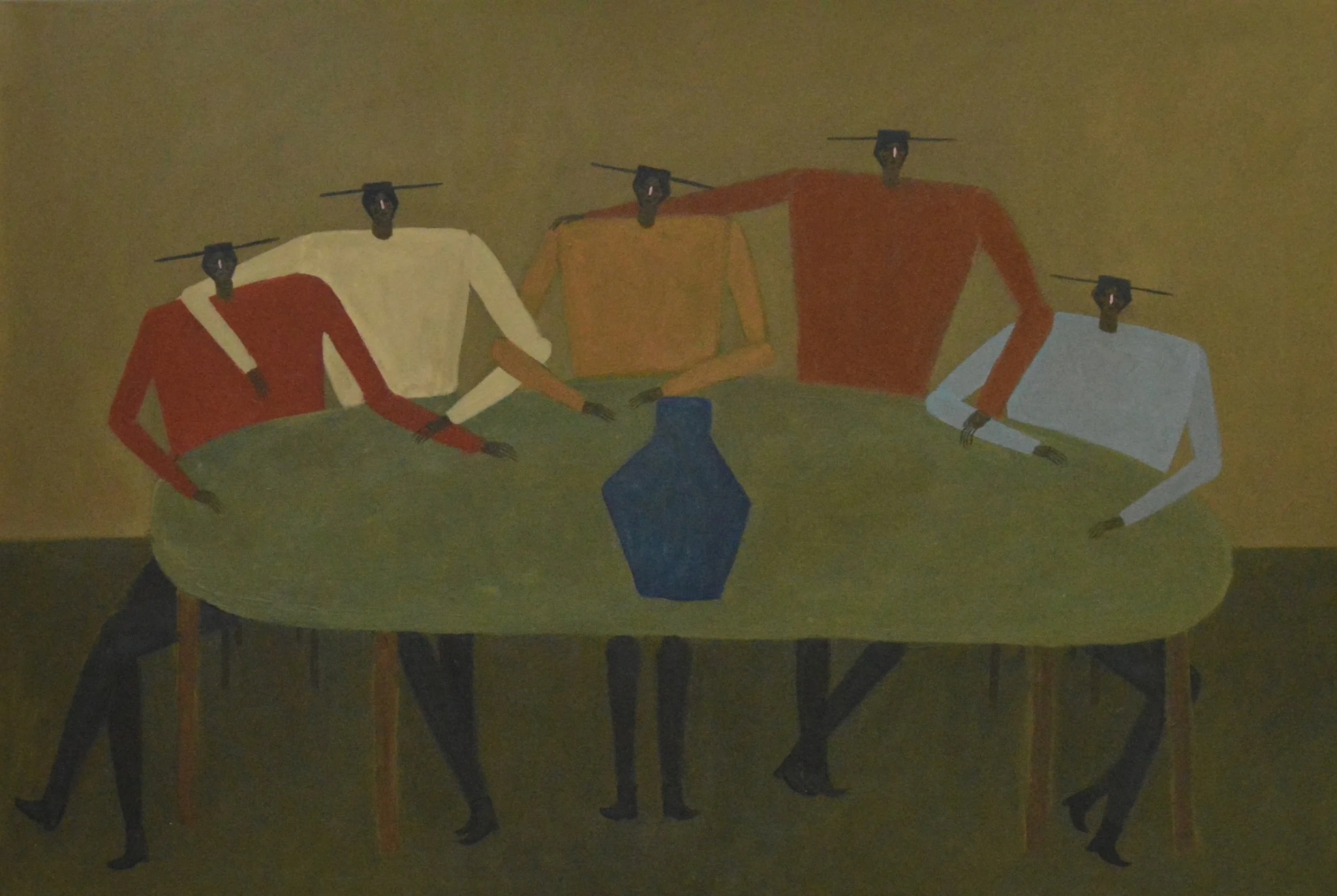 Estas Envitado, 2024, Acrylic on Canvas, 24"x36" (60.96 x 91.44cm)