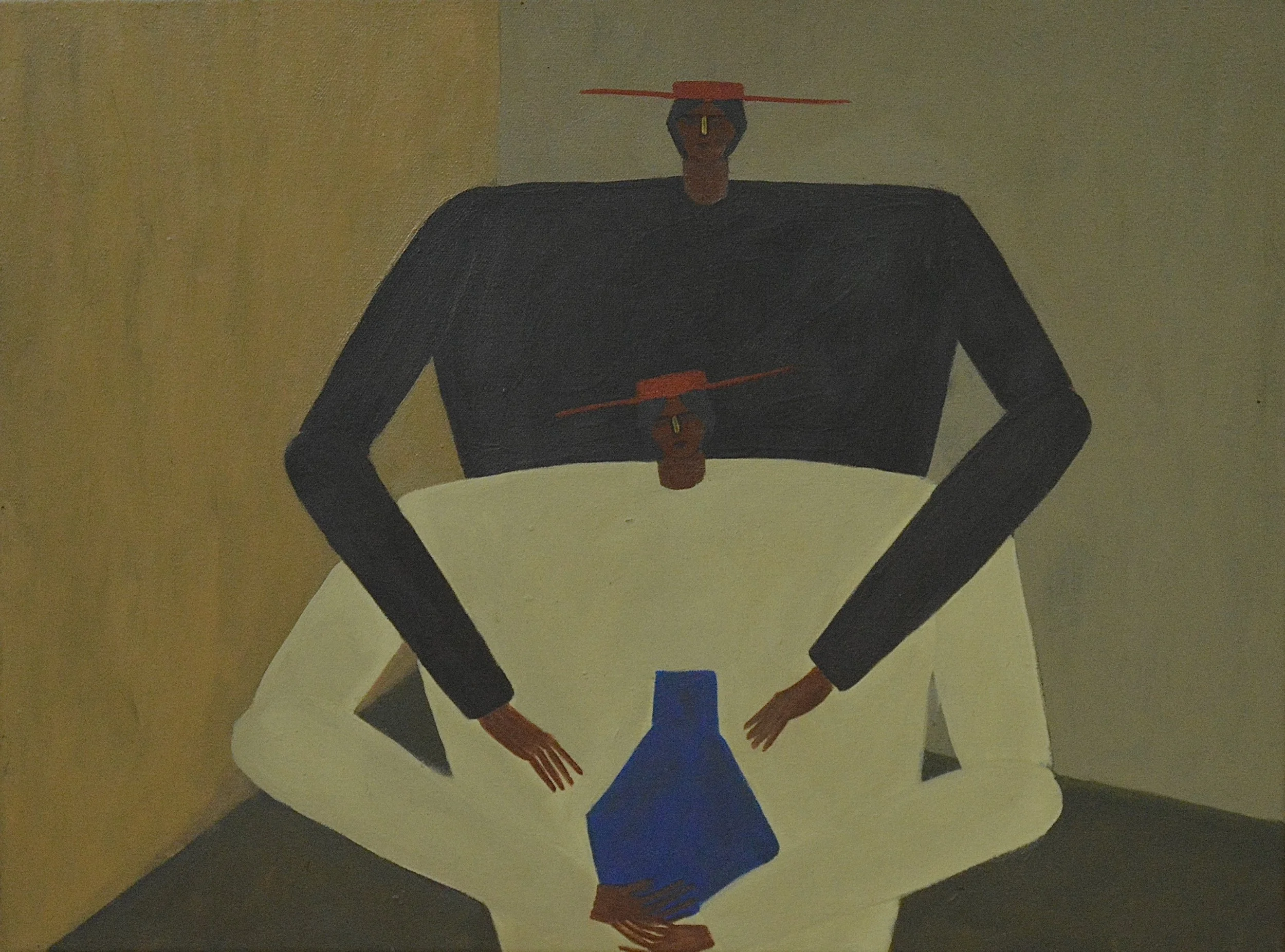 Mi Corazon Descansa, 2024, Acrylic on Canvas, 18"x24" (45.72x 60.96m)