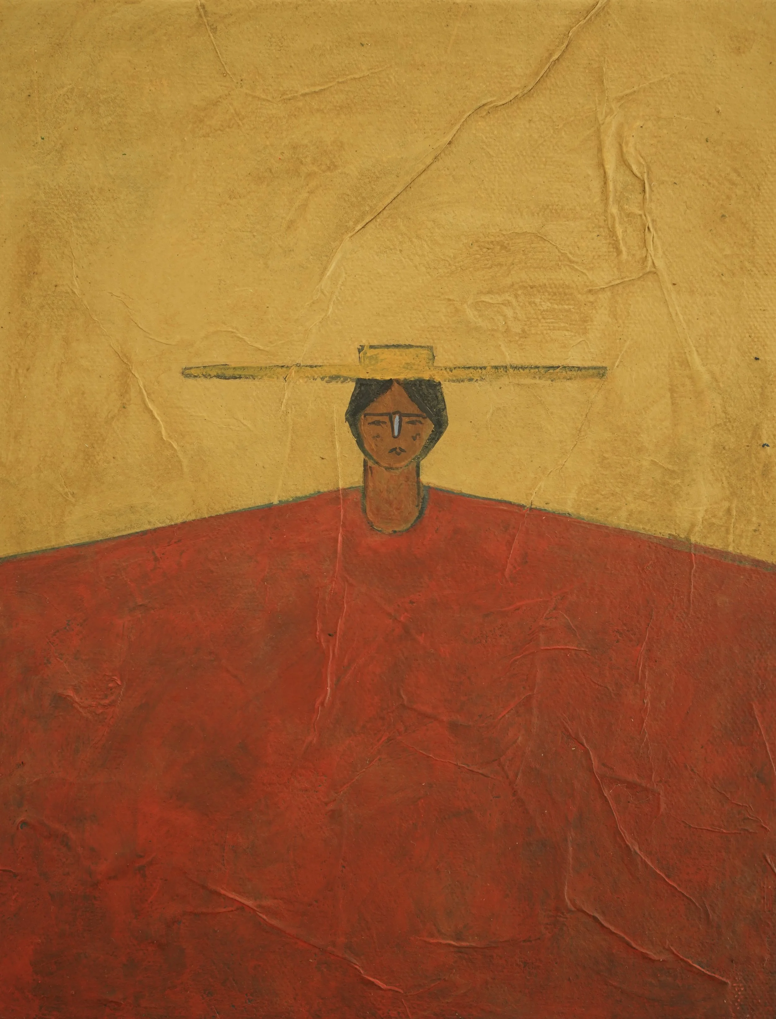 Creo En Ti, 2025, Acrylic on Mixed Media Canvas, 8"x10" (20.32x25.4cm)