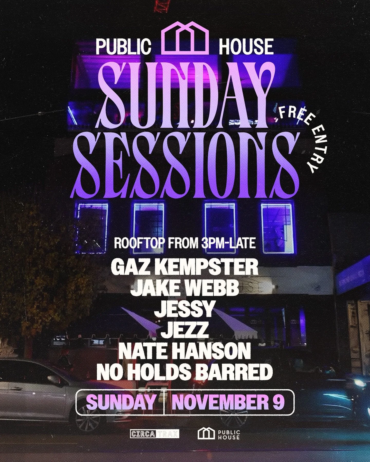 Sundays in full swing, 3PM&mdash;late every weekend 🤝🏼