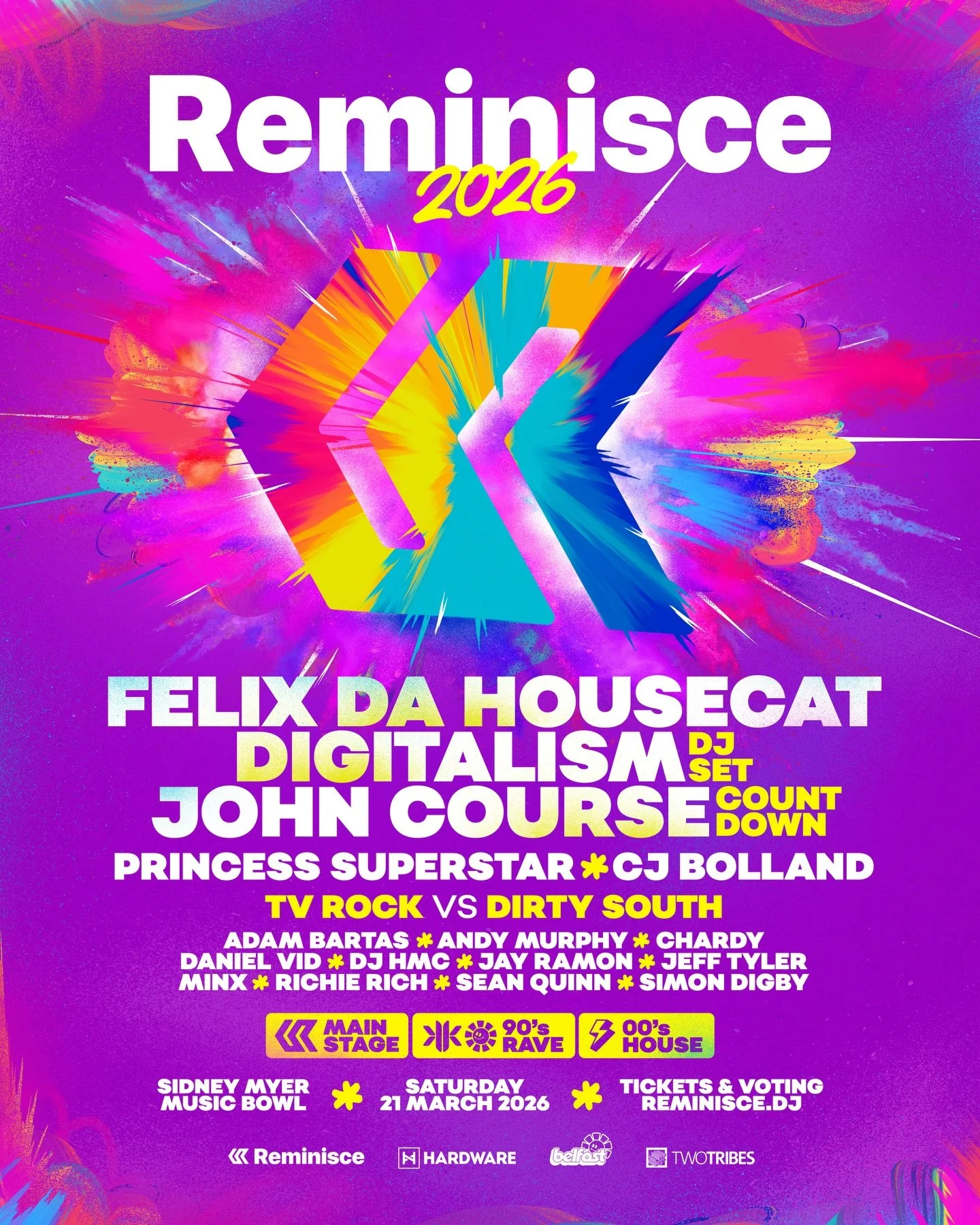 @andymurphydj &amp; @holmesjohnoz turning it back in time for the 2026 edition of @reminisce 🙌🏼