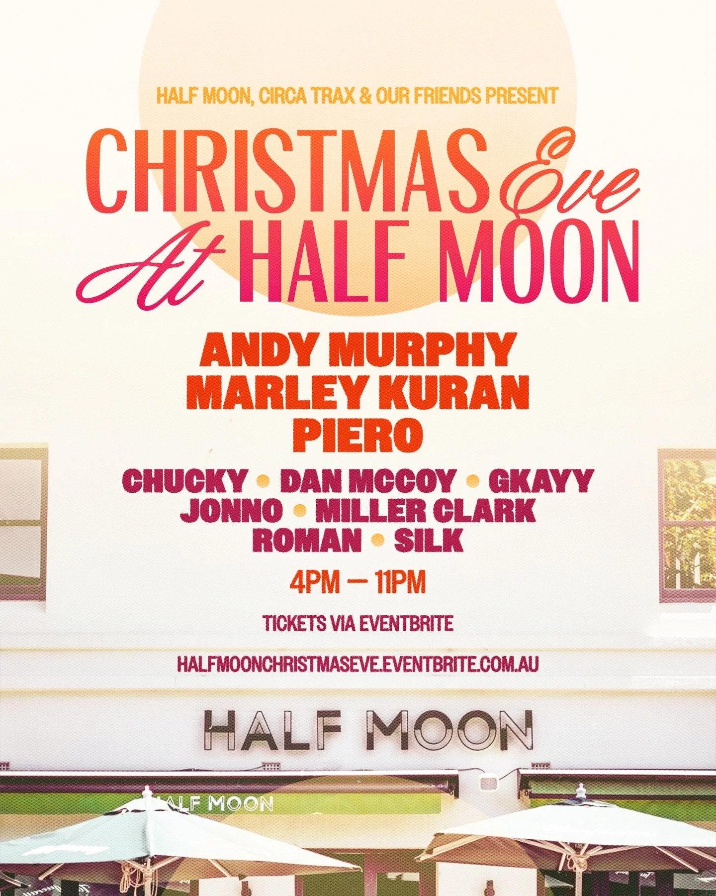 The bayside&rsquo;s back this Christmas Eve as @halfmoonbrighton opens doors for a massive day-into-night party featuring @andymurphydj @marleykuran @dj_piero &amp; all the local legends 🌲

Tickets via link in bio, walk-ins welcome until we hit capa