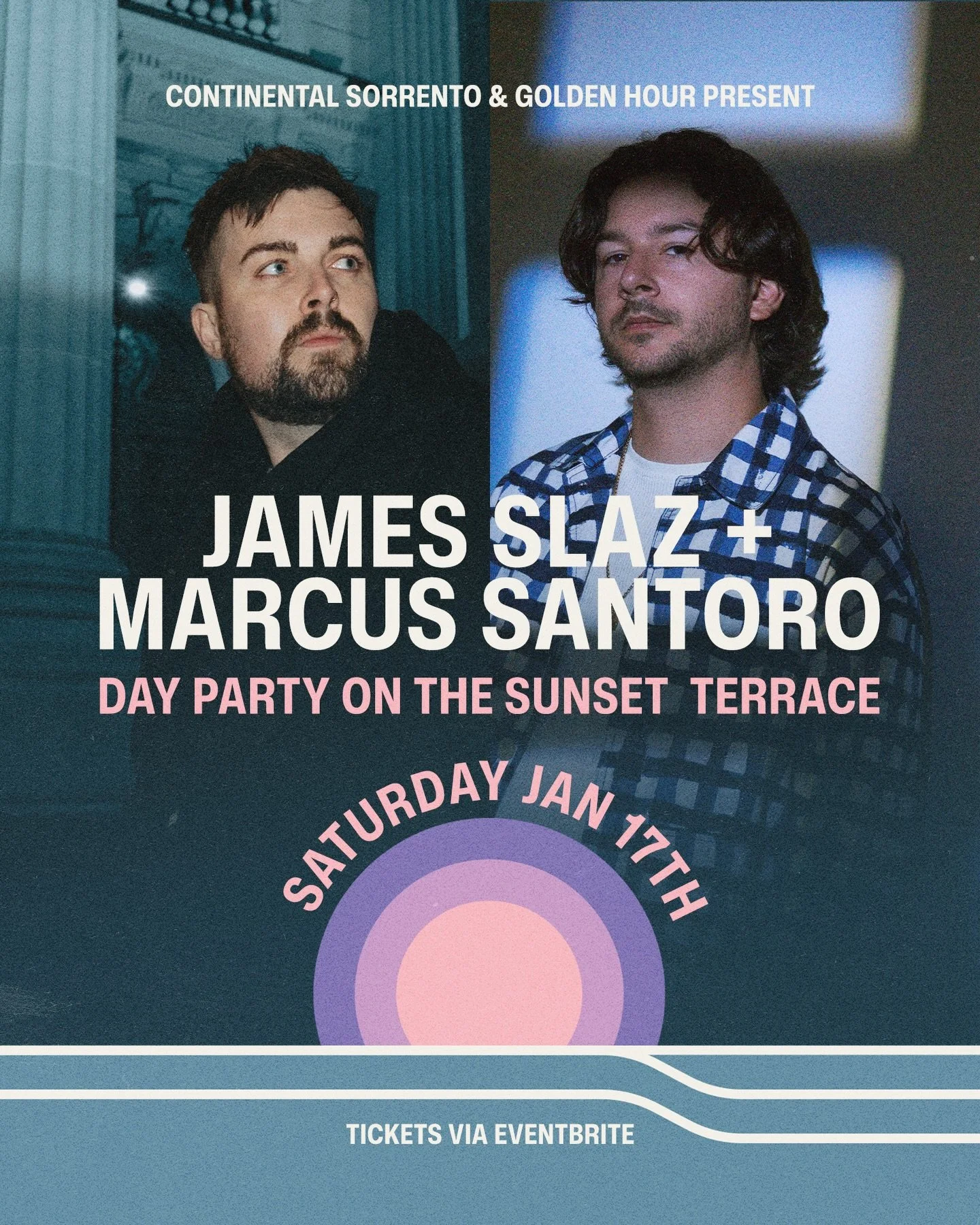 @james.slaz &amp; @marcussantorodj making moves at @thecontinentalsorrento today ☀️🌅