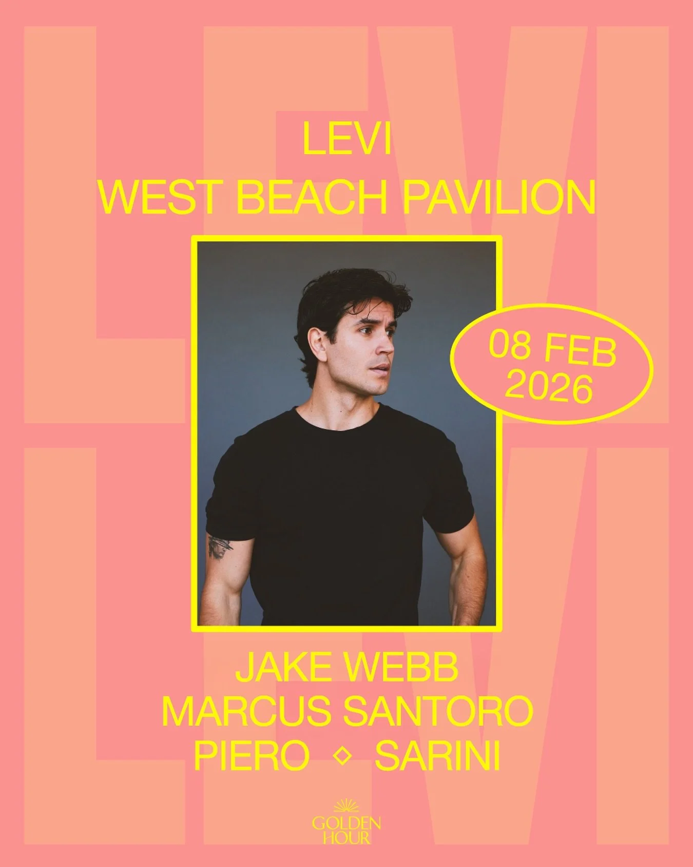 @jakewebb__ &amp; @sarinii joining us beachside this weekend for @itsdjlevi at @westbeachpavilion 🌅