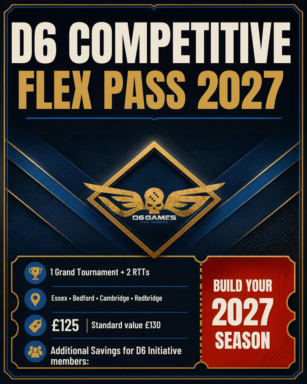 D6 Competitive Flex Pass 2027