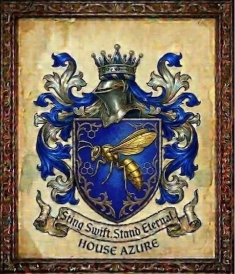 The Crest of the Great House of Azurite