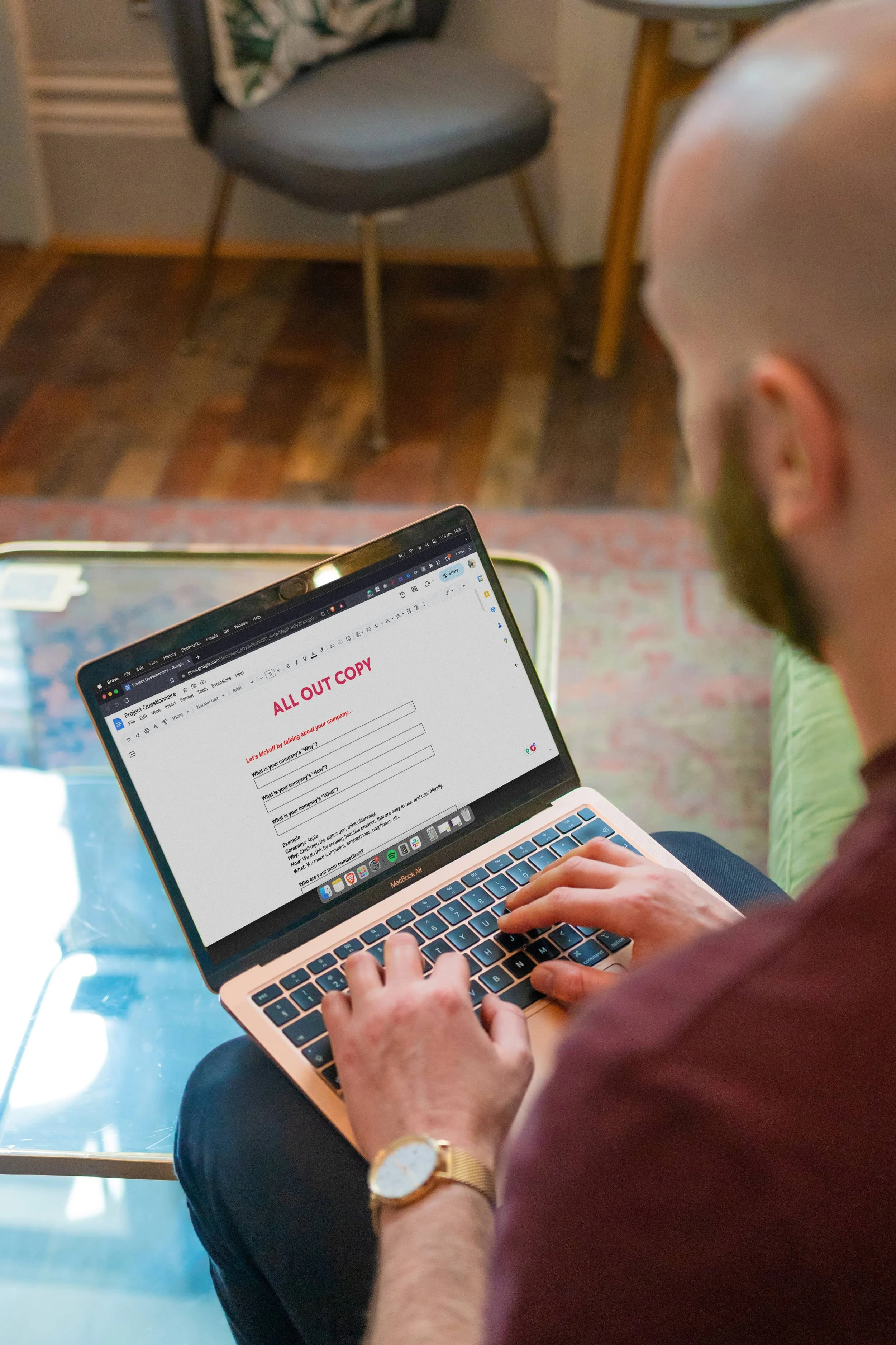 Will Lyth writing copy