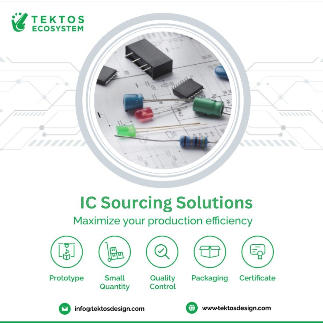 Reliable and timely sourcing of electronic components is critical for business success but can be challenging. Discover how we can optimize your component sourcing. Contact us today or visit our website: www.tektosdesign.com
#icsourcing #electronicsm