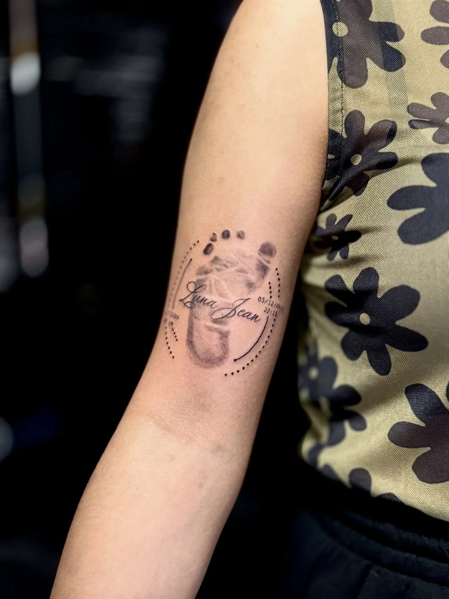 baby girl&rsquo;s foot print ♡

thank you for trusting me!

ask for Nine when you come into the shop.

booking for December.

link in bio to book. 

cash preferred.
deposit required.

see you soon ♡

#671
#guamartist
#guamtattoo
#guampiercer
#guamtat