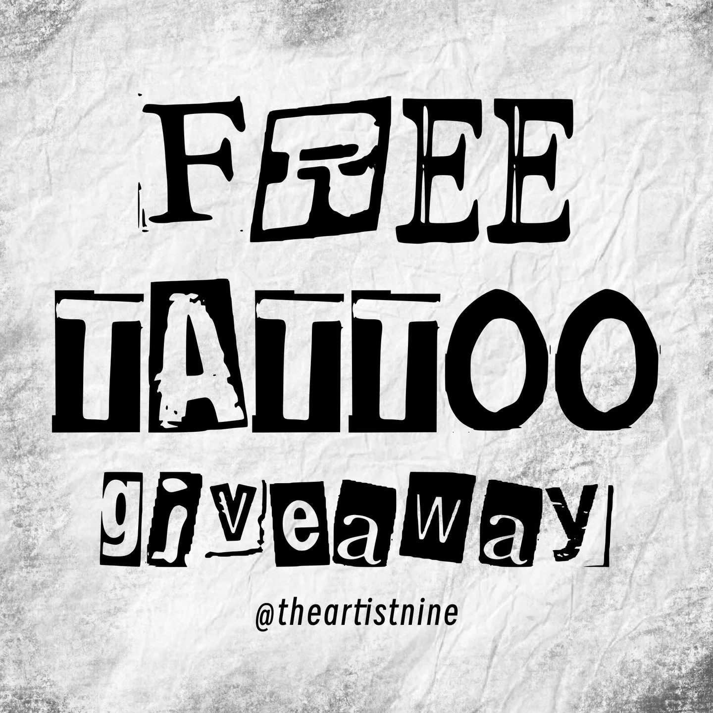 MARCH FREE TATTOO
GIVEAWAY!♡

a tattoo from my flash highlight 
your choice of design 
(up to 4 inches, black &amp; gray only).

criteria to enter:
* follow me.
* share this post publicly on your story.
* tag 2 friends in the comments.

winner announ