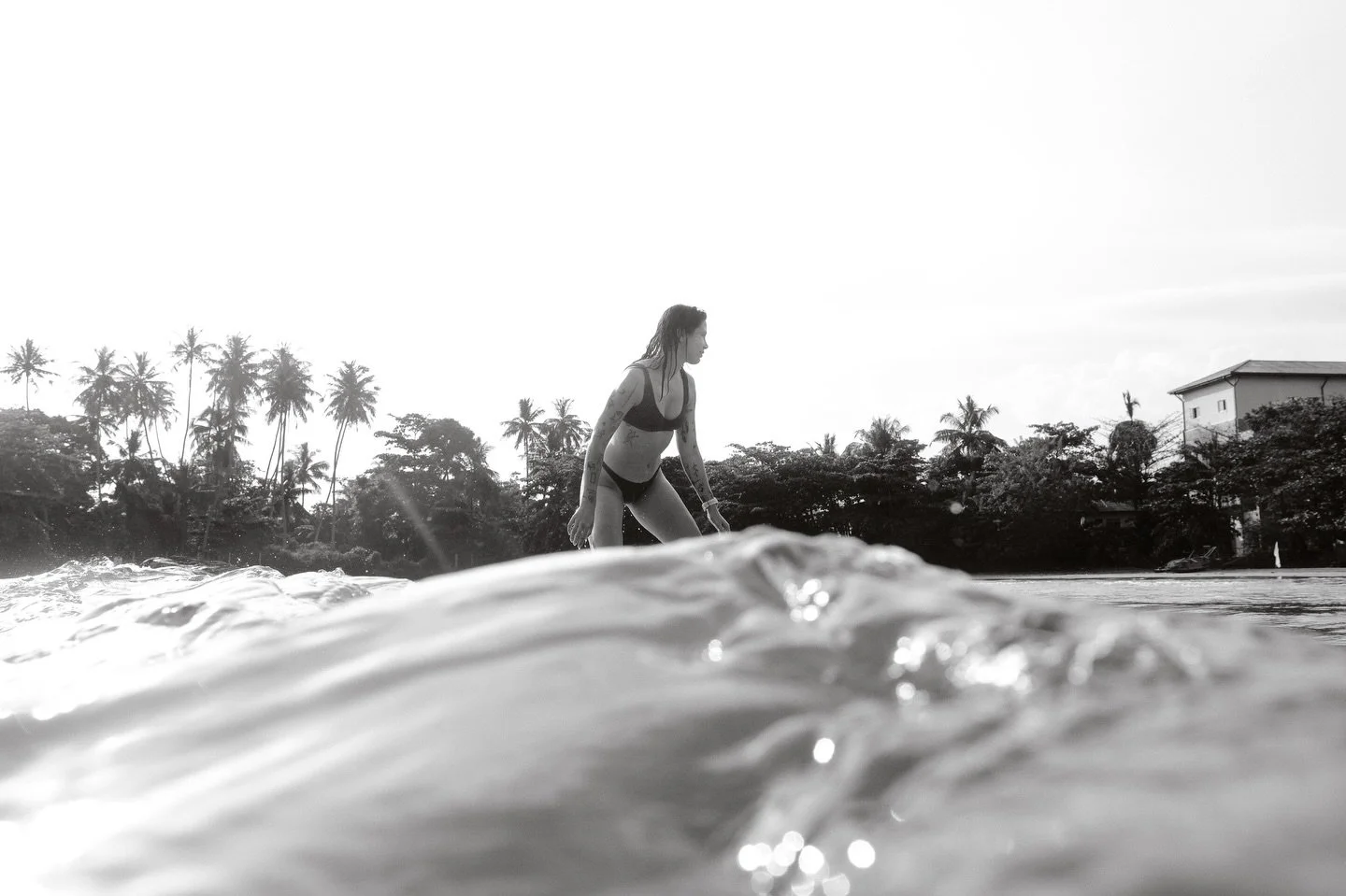 When I was a little girl, I almost drowned in a pool. Years later, as a teenager, it happened again while surfing in Australia. It was my own mistake for not checking the conditions. After that, fear followed me. I tried to go back to surfing several