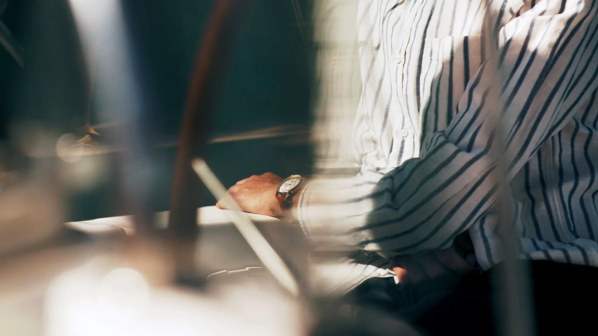 Cauny watches campaign in a sailboat by Arrábida