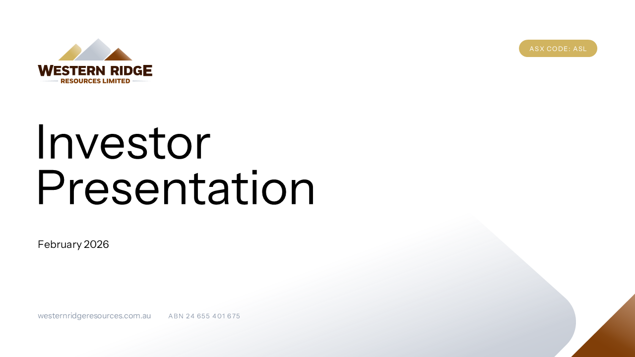 Sodali &amp; Co. - Western Ridge Resources