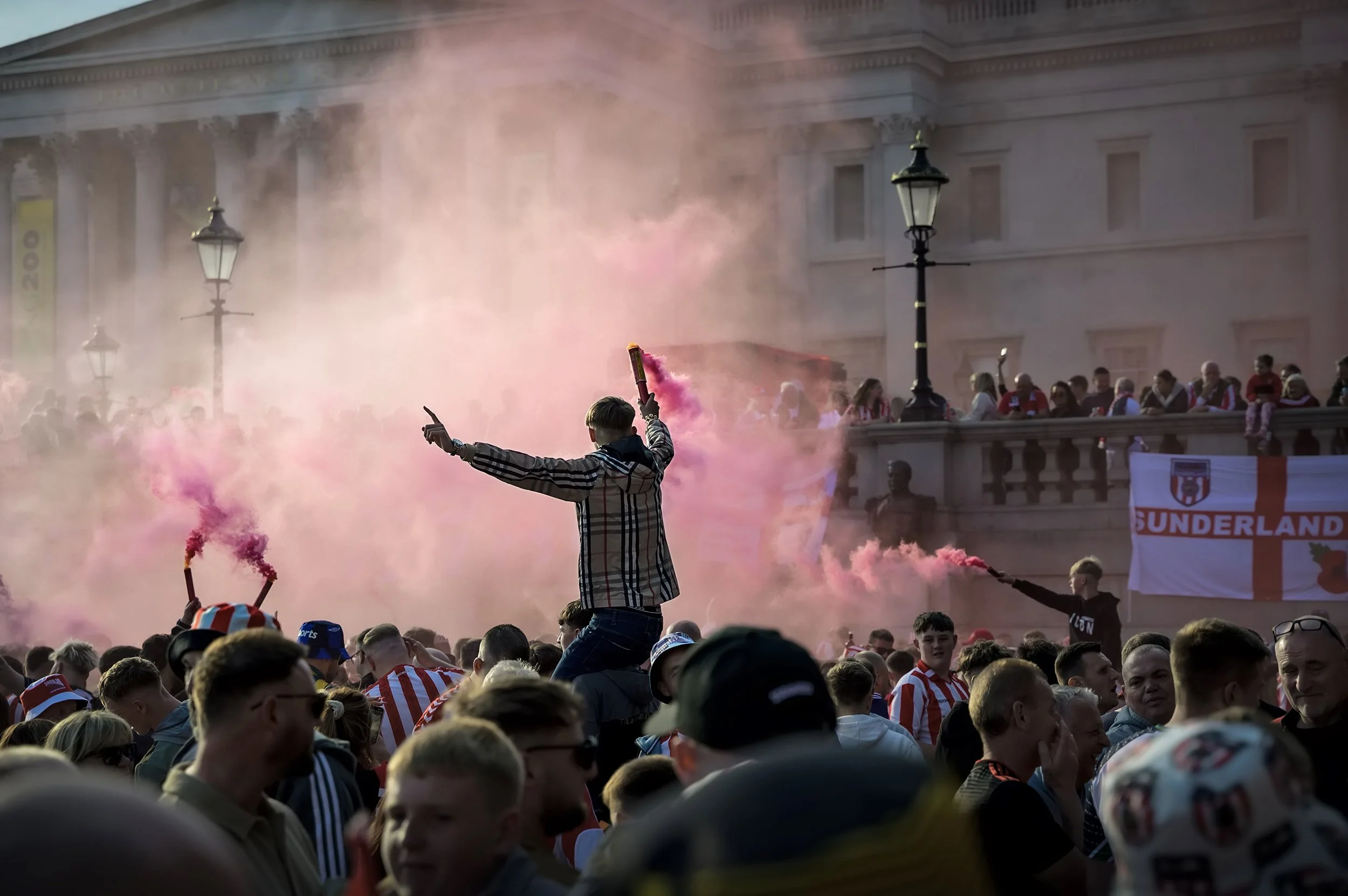 Sunderland FC Celebration in Trafalgar Square
