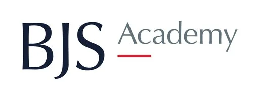 BJS Academy logo with bold 'BJS' and 'Academy' written next to it.