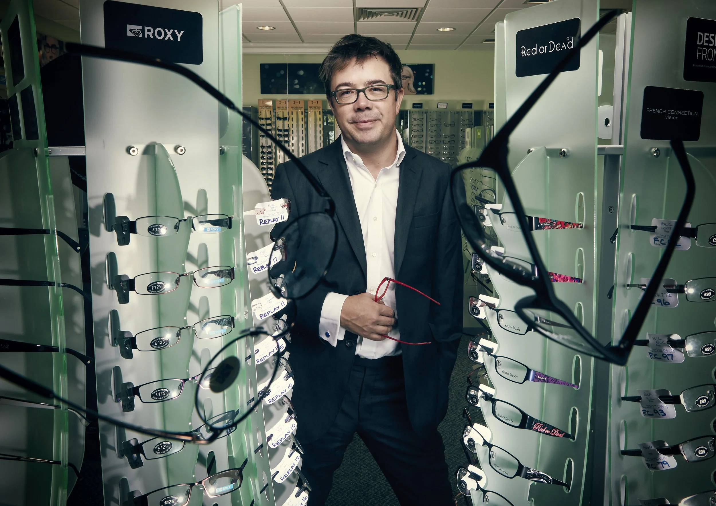 John Perkins CEO of Specsavers.