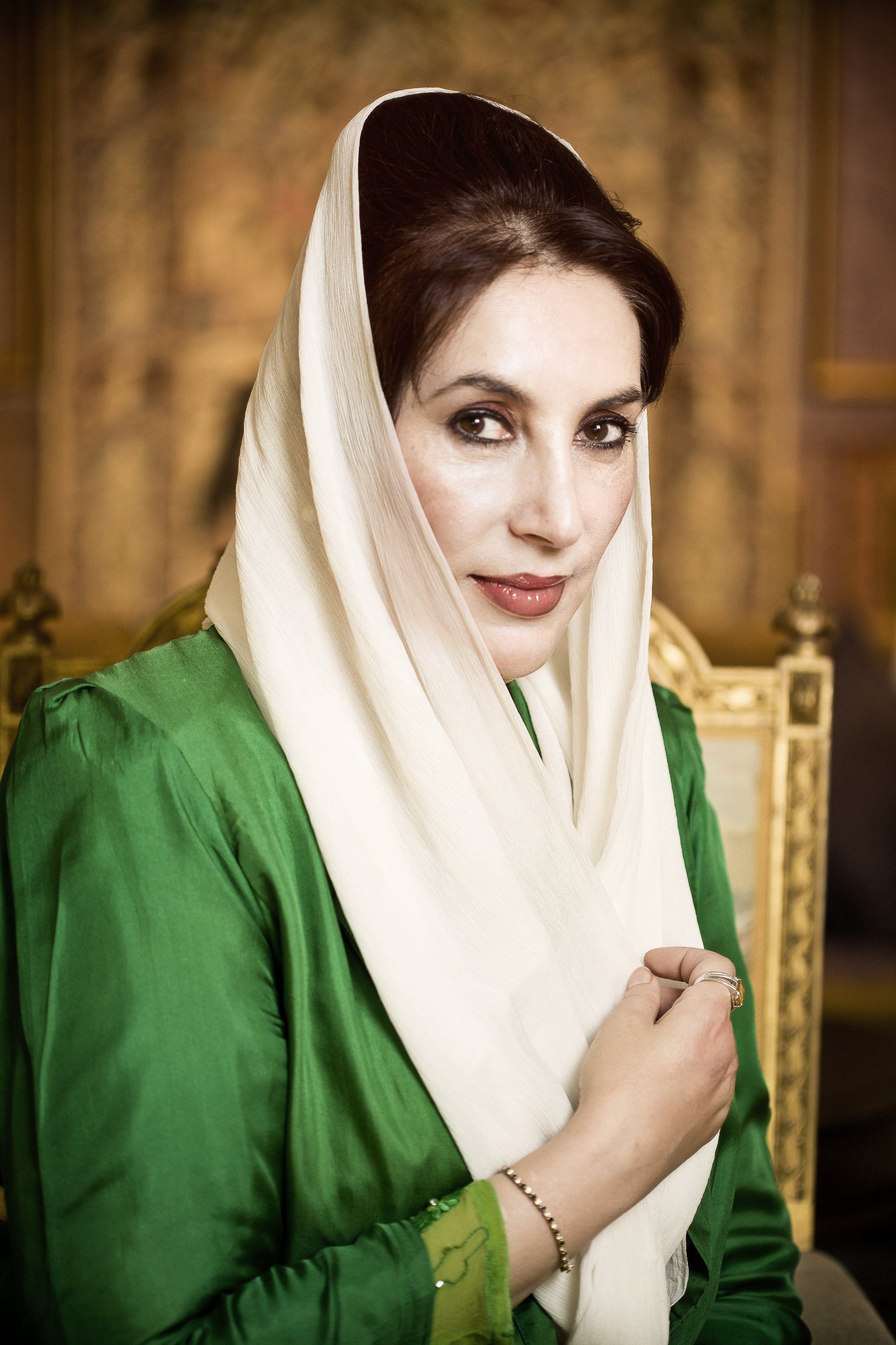 Benazir Bhutto.
