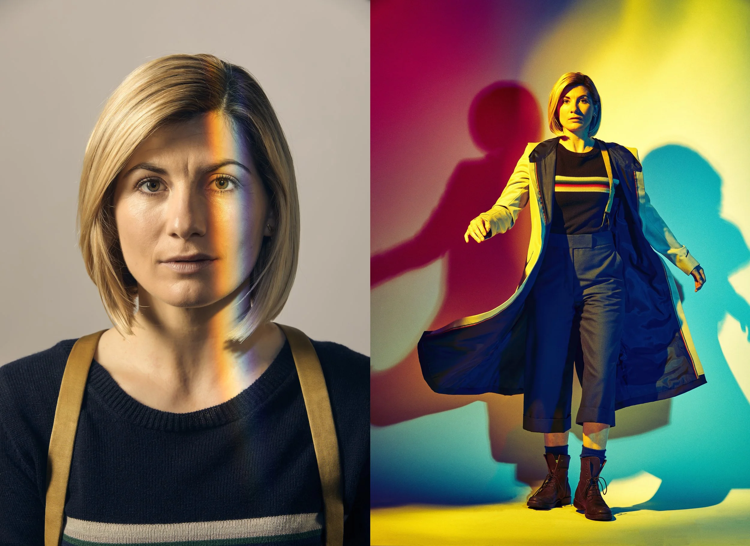 Jodie Whittaker as Doctor Who.