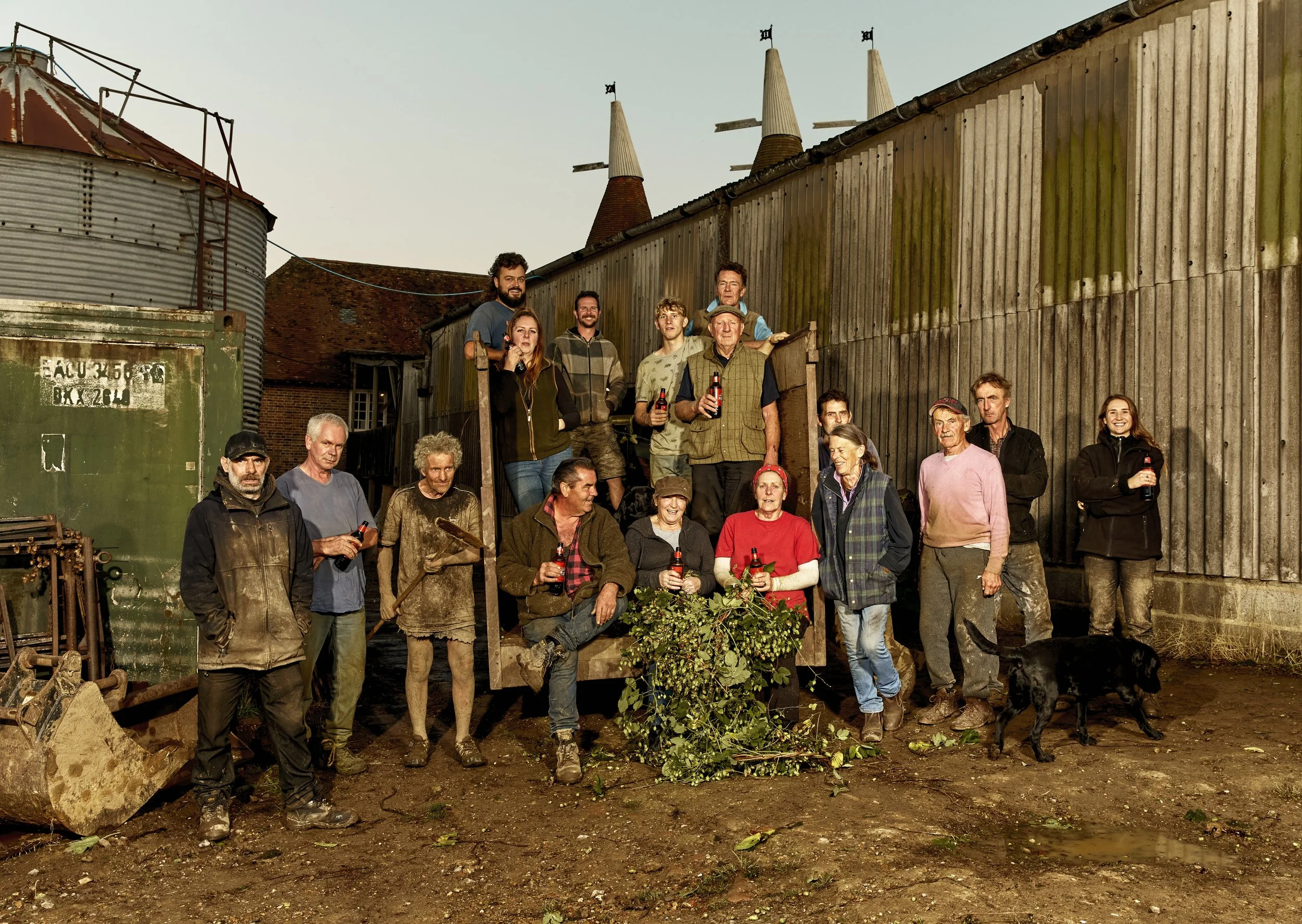 The whole team.