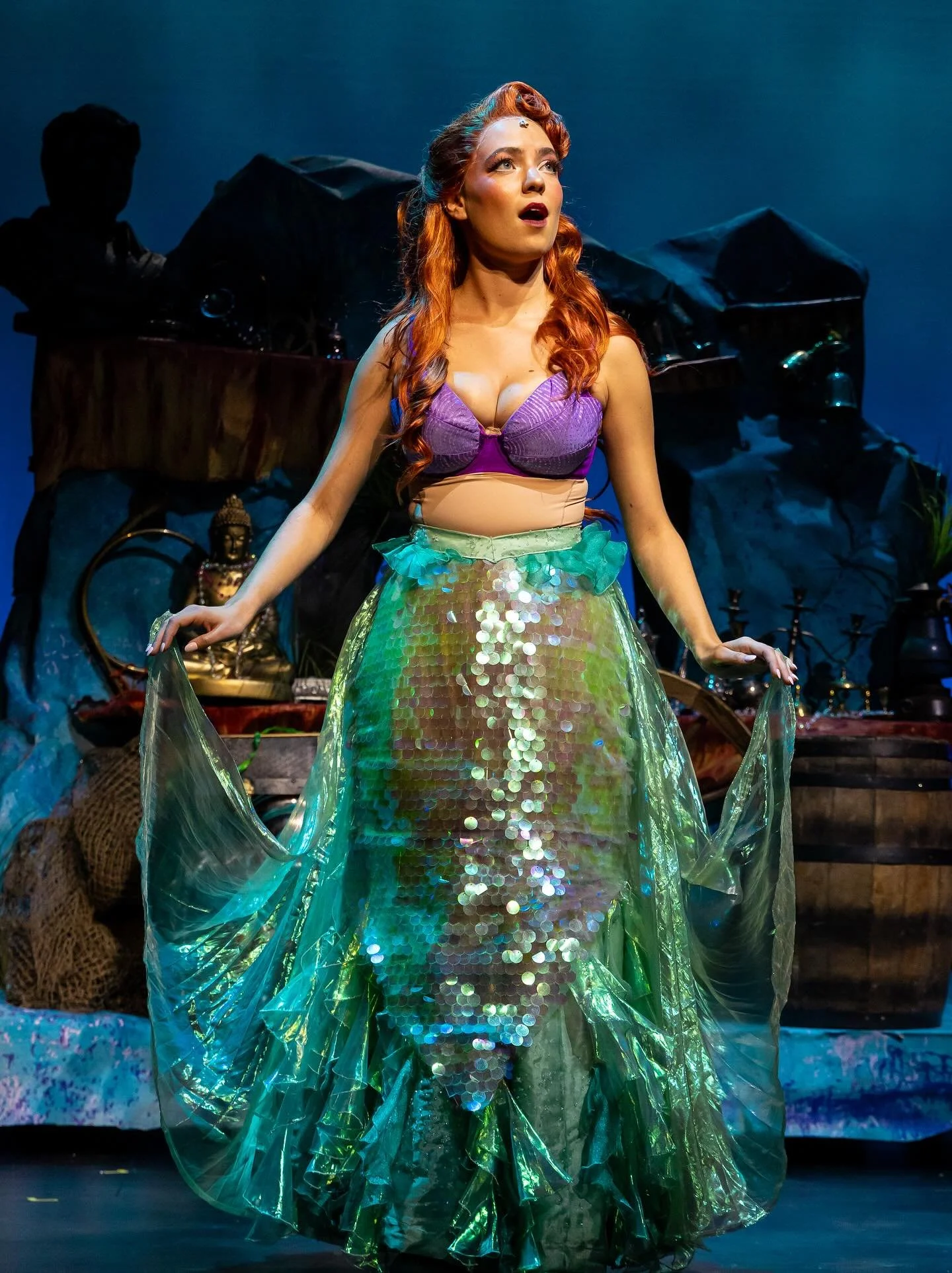 Opening weekend just passed for The Little Mermaid at @performancenowtheatre. Here is a sneak peek from Act 1 🧜🏼&zwj;♀️🫧🐙🪸🦀🐠🤍

Getting to play Ariel in this production is an absolute dream come true. I cannot be more honored to be doing this 