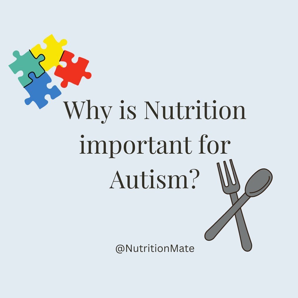 Well, there many reasons why nutrition is so important for autism, but the 3 most common are: 

Picky eating! Did you know up to 90% of children with autism have picky eating habits? Sensory processing disorder/issues are a common occurrence in autis