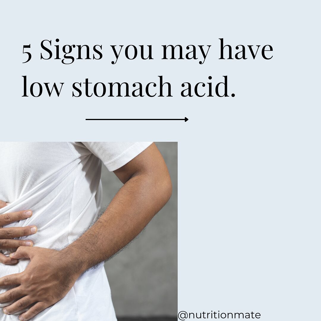 Low stomach acid is a deficiency of hydrochloric acid (HCl) in the stomach. It is needed to breakdown, digest and absorb nutrients from food. It also helps eliminate bacteria and viruses, to protect the body from infection. 

Low HCl can be caused by