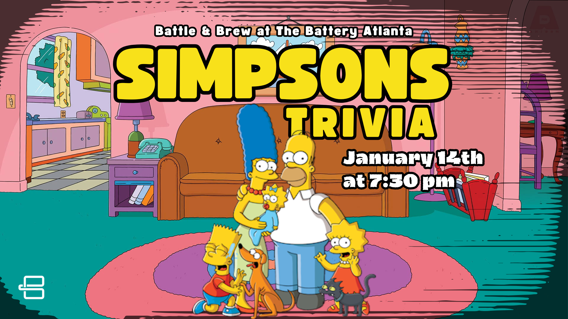 Geek Trivia: The Simpsons Trivia Night — Battle & Brew | The Battery ATL