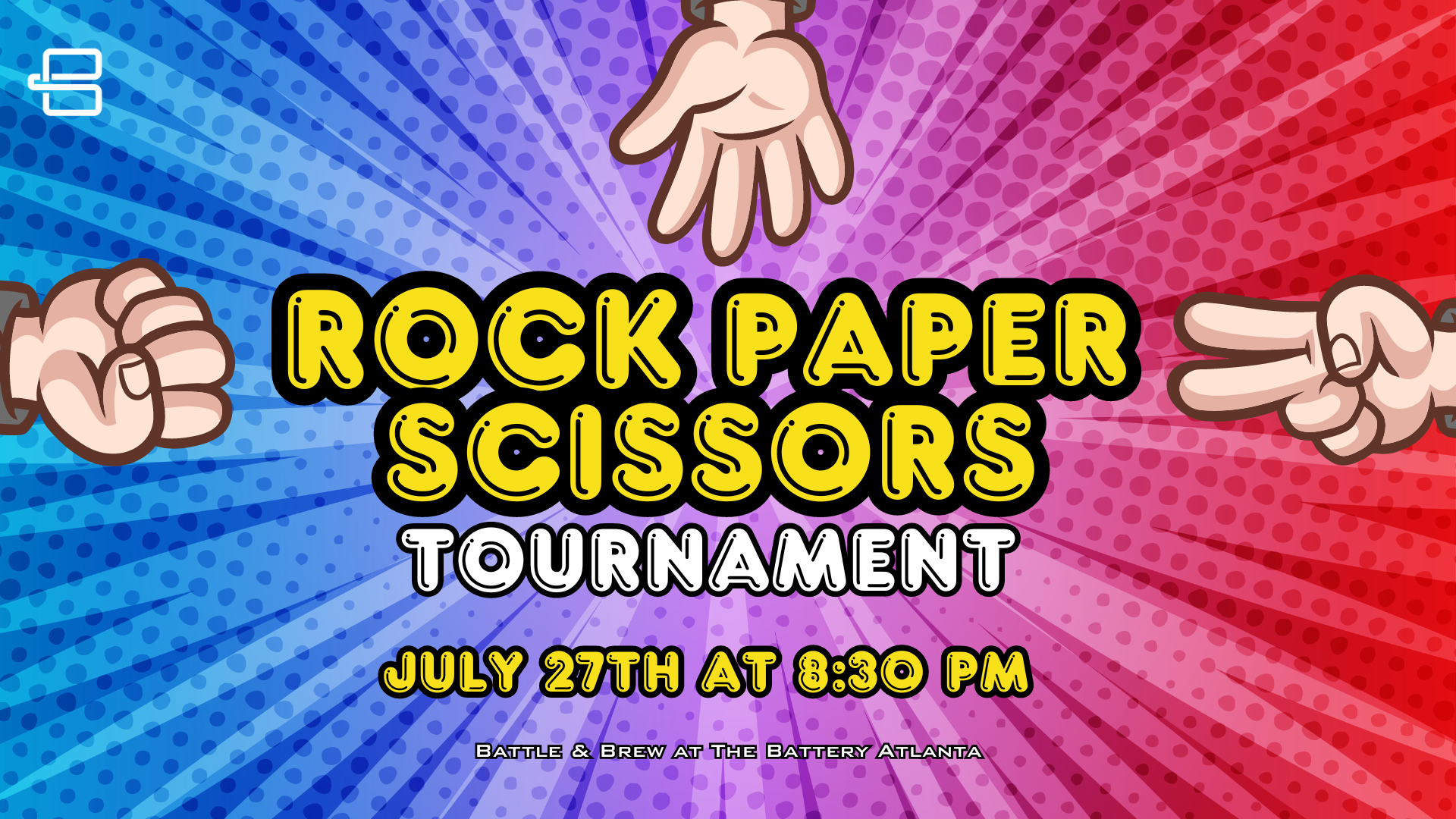 Rock Paper Scissors Champ Rock Paper Scissors Tournament Poster