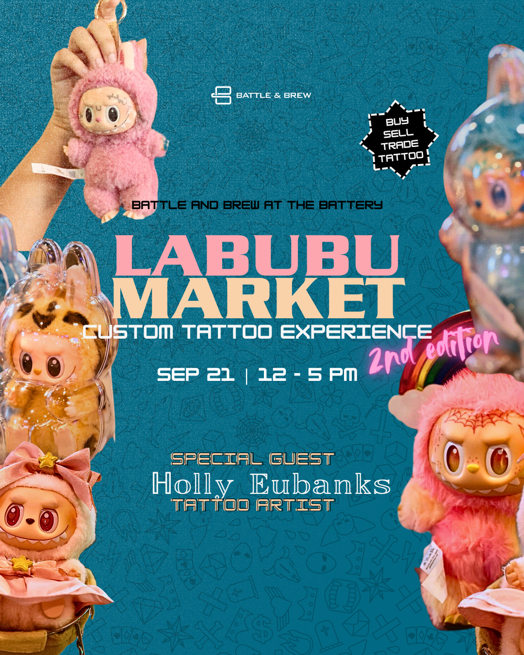 Labubu Market 2nd Edition: Custom Tattoo Experience