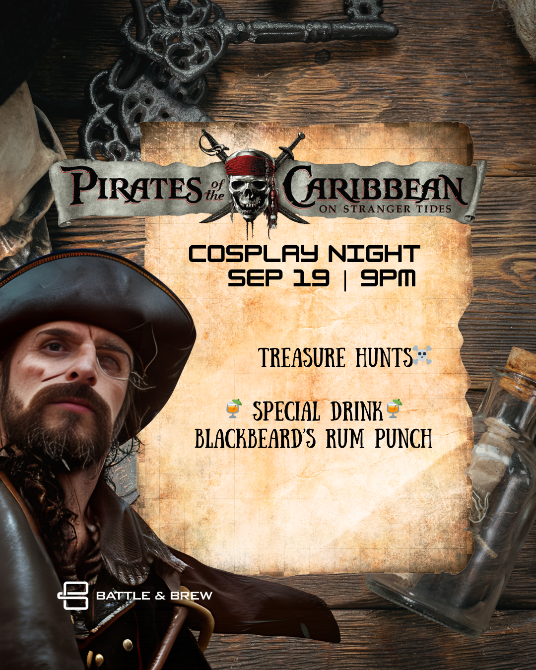 🏴☠️ Pirates of the Caribbean Cosplay Night