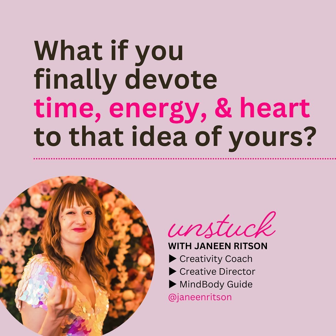 I have 6 spots open for my last 2023 cycle of the Creative Incubator, kicking off Tuesday, October 10th. 

8 weeks, 50+ hours to devote to your idea before the end of the year.

And you don&rsquo;t have to go it alone.

You get to be held in communit