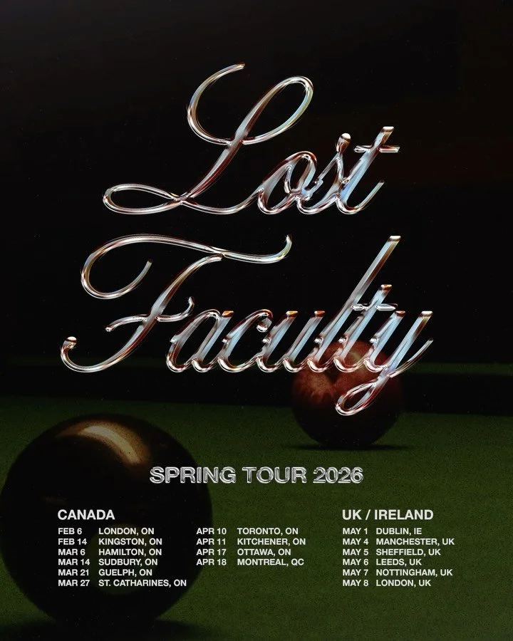 TOUR ANNOUNCEMENT

Hitting the road this spring to play the album for ya&rsquo;s.
Excited for this run with a ton of killer acts. 
More details to follow.
London, ON up first next Friday.

Tickets available in bio.

Poster by @ianflynnh20