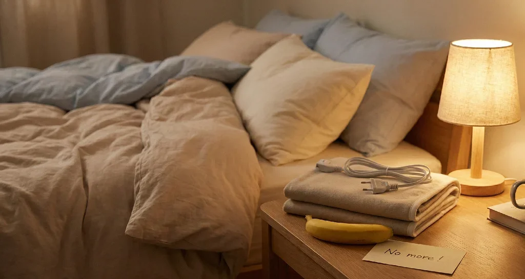 O sono na menopausa: como uma manta elétrica e uma banana quase me lixaram a vida