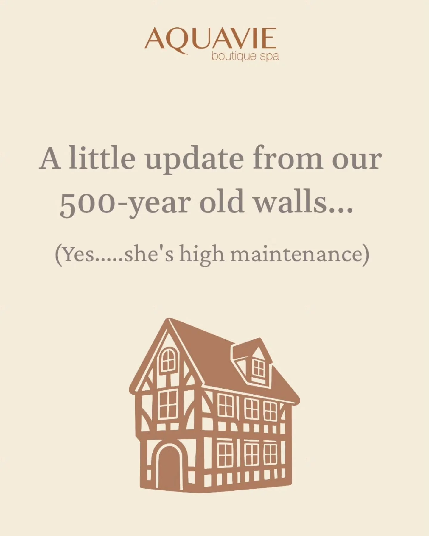 Right Aquavievers.... we need to talk about nails 💅

They&rsquo;ve had a good run. A beautiful run.

But in 2026&hellip; on the high street&hellip; in a 500-year-old Tudor building&hellip;

They&rsquo;ve also been quietly plotting against our bank a