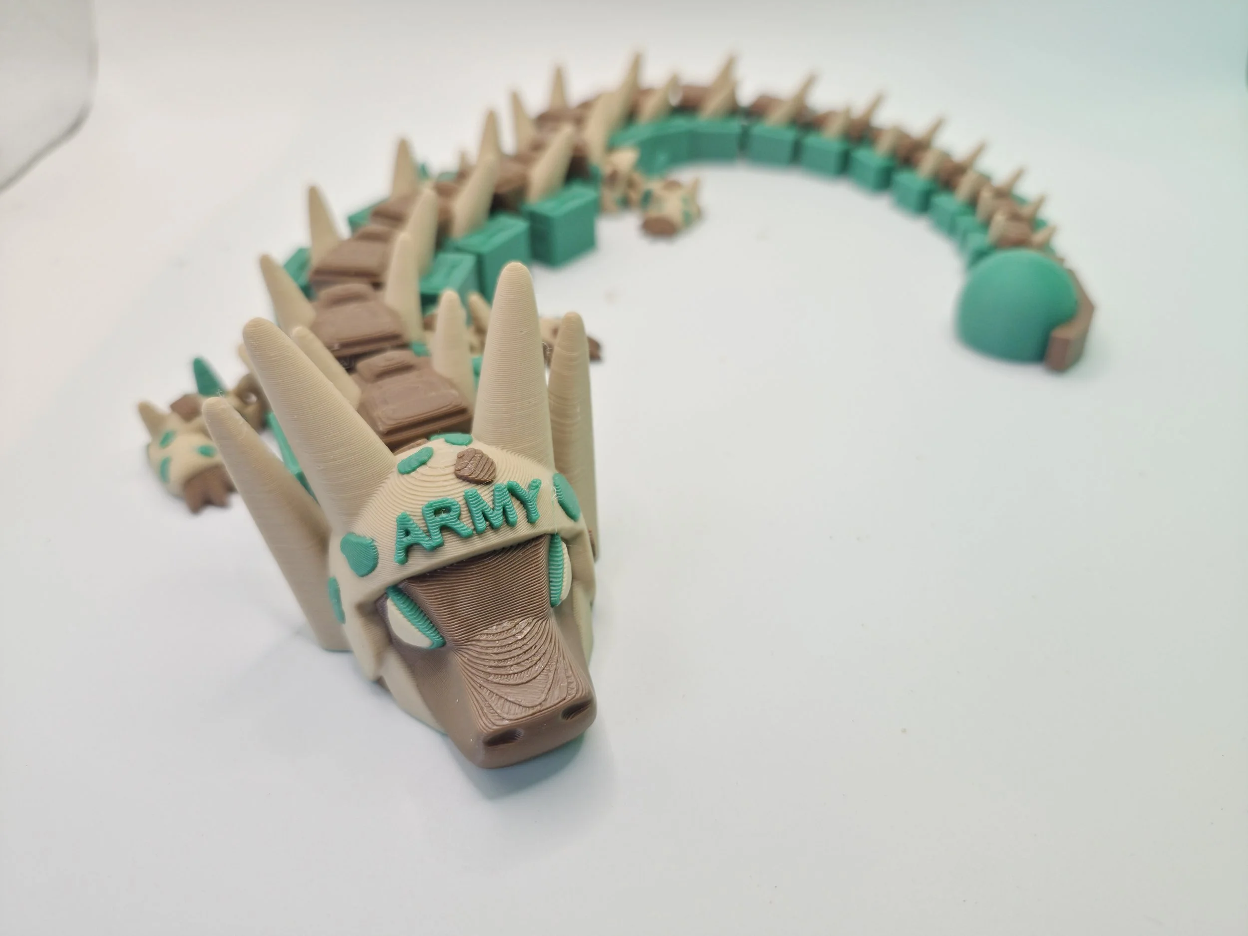 3D Printed Army Dragon with Ammo Case