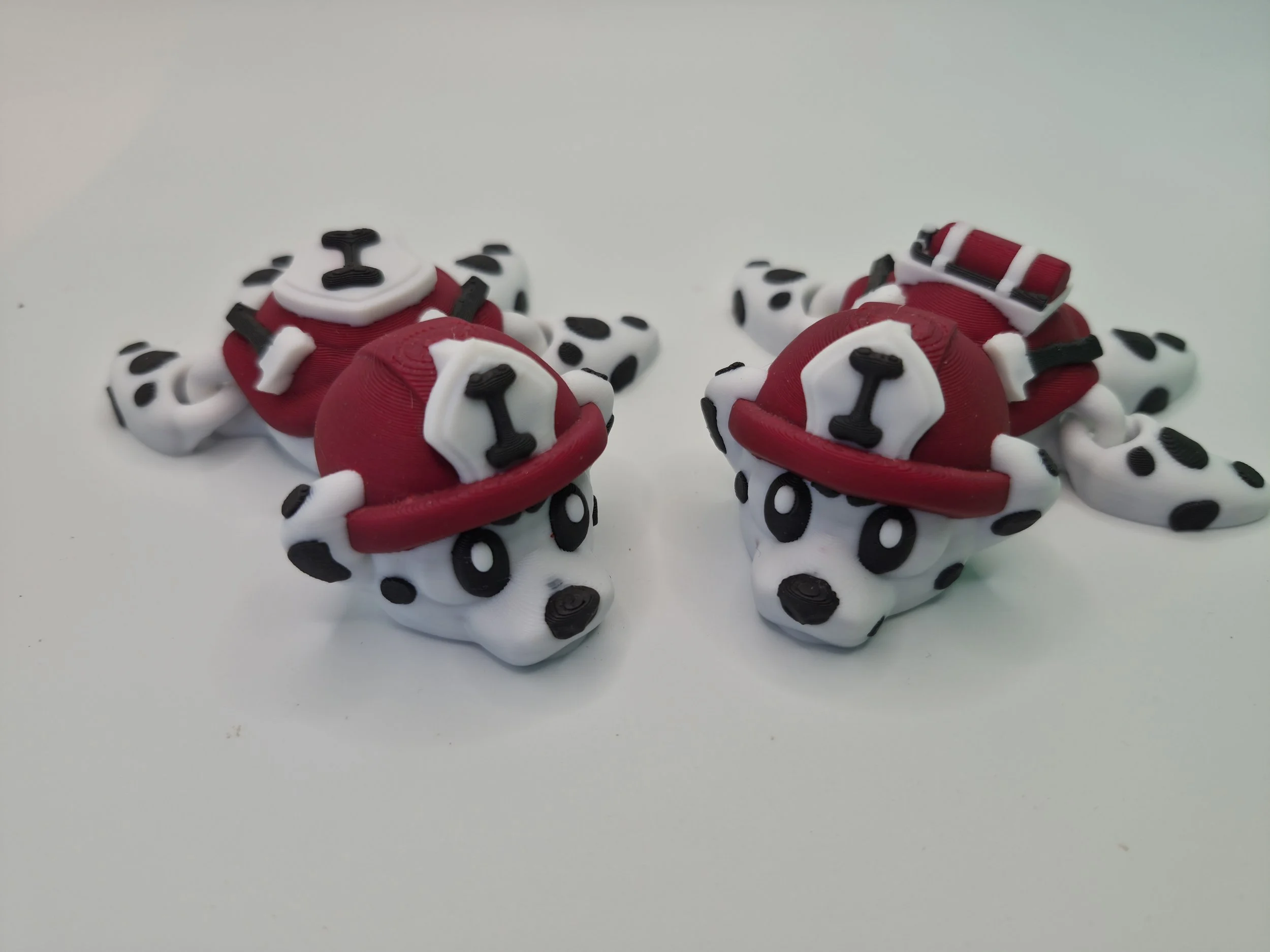 Dalmatian Firefighter Turtle Figurine