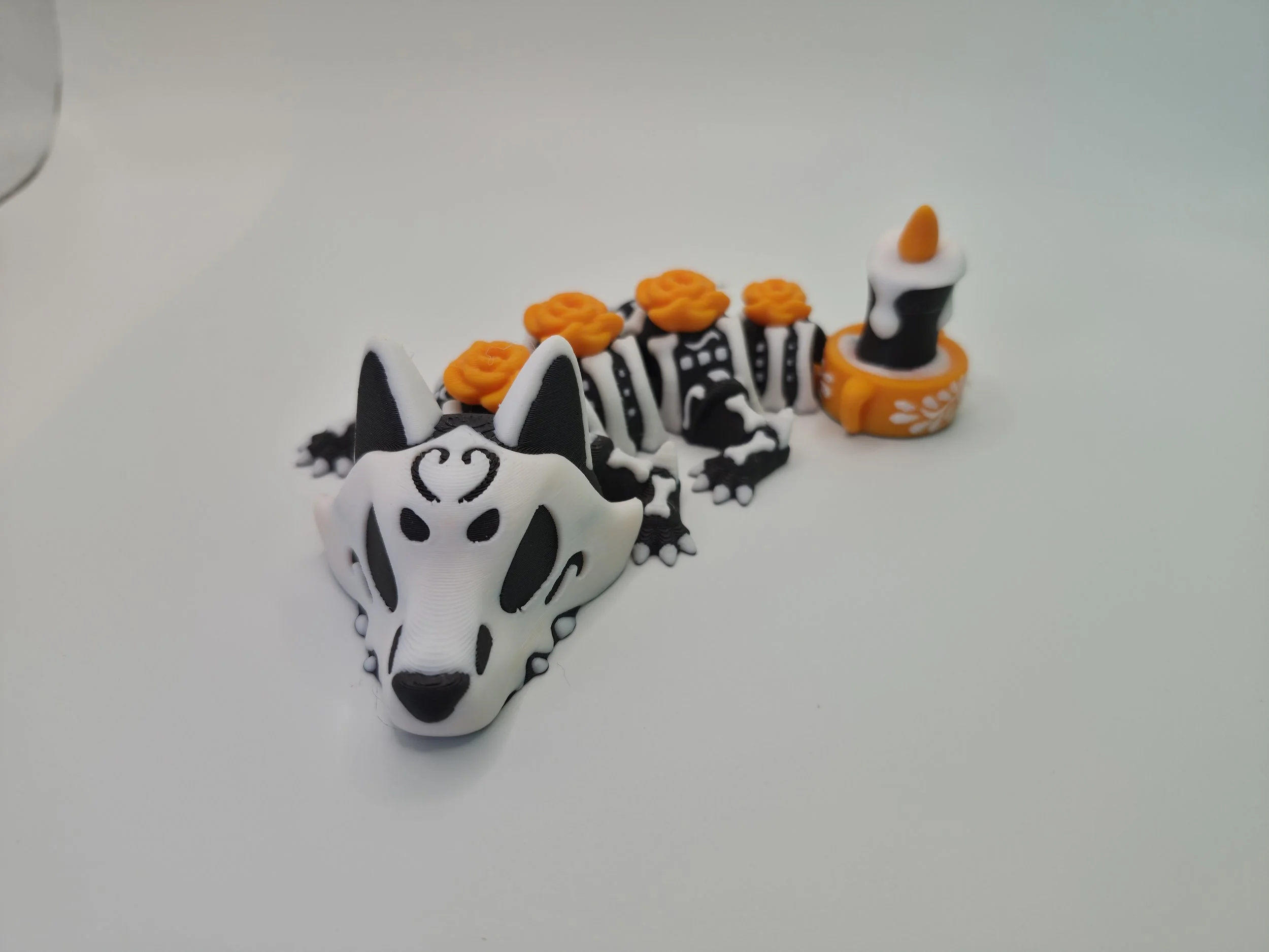 Day of the Dead Dragon Figurine