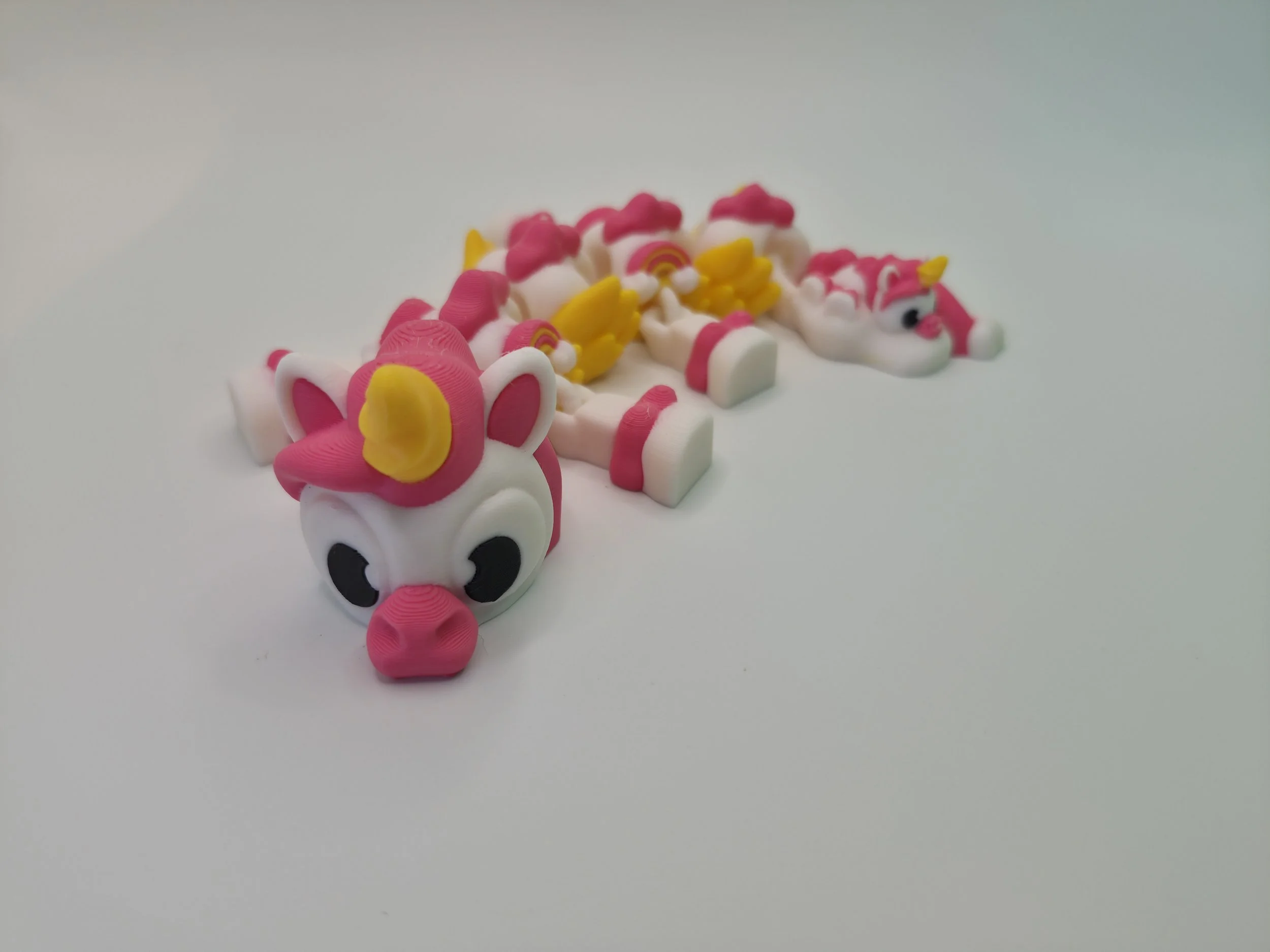 Whimsical 3D Unicorn Dragon Buddy