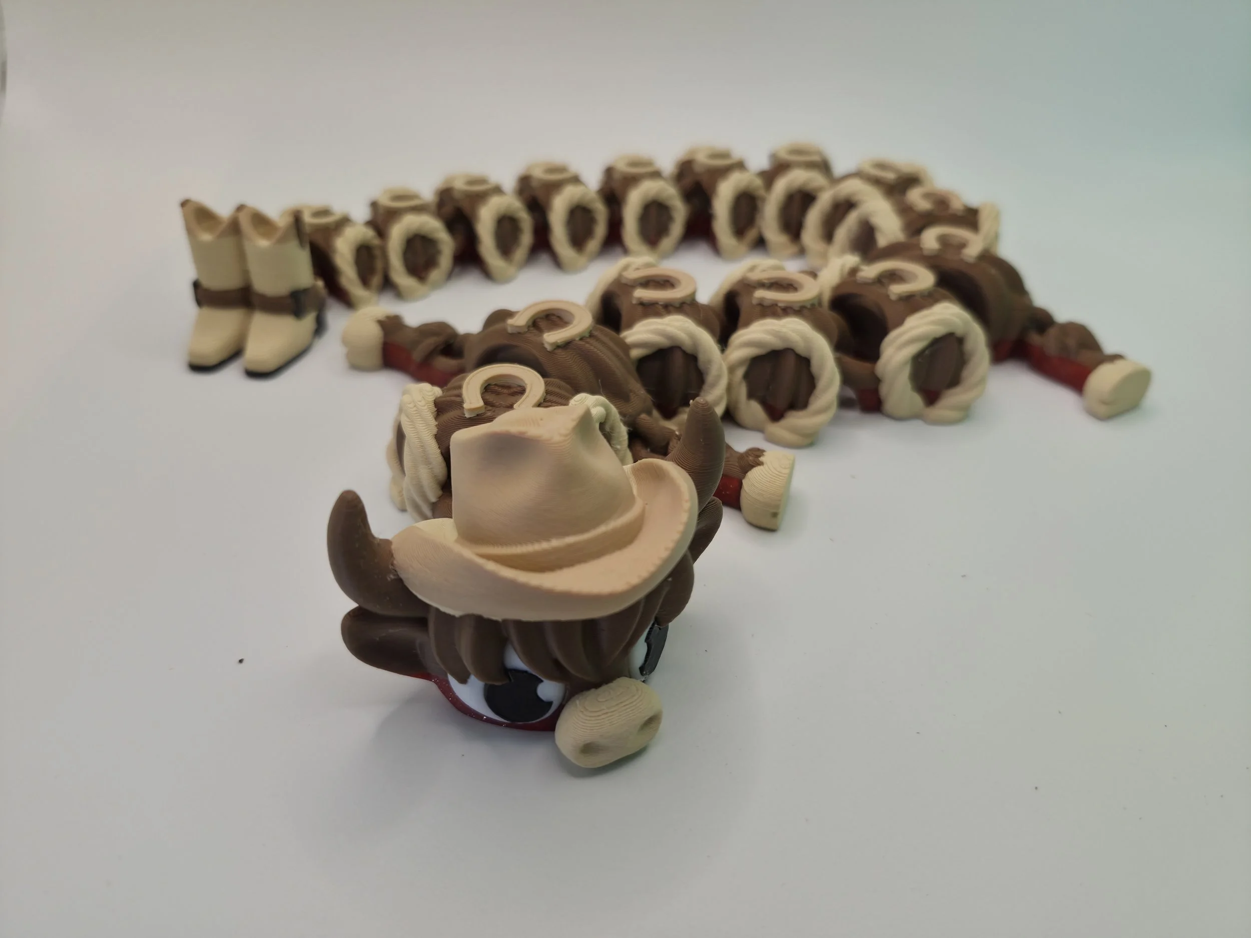 Highland Cowboy Dragon - 3D Printed Articulated Figure