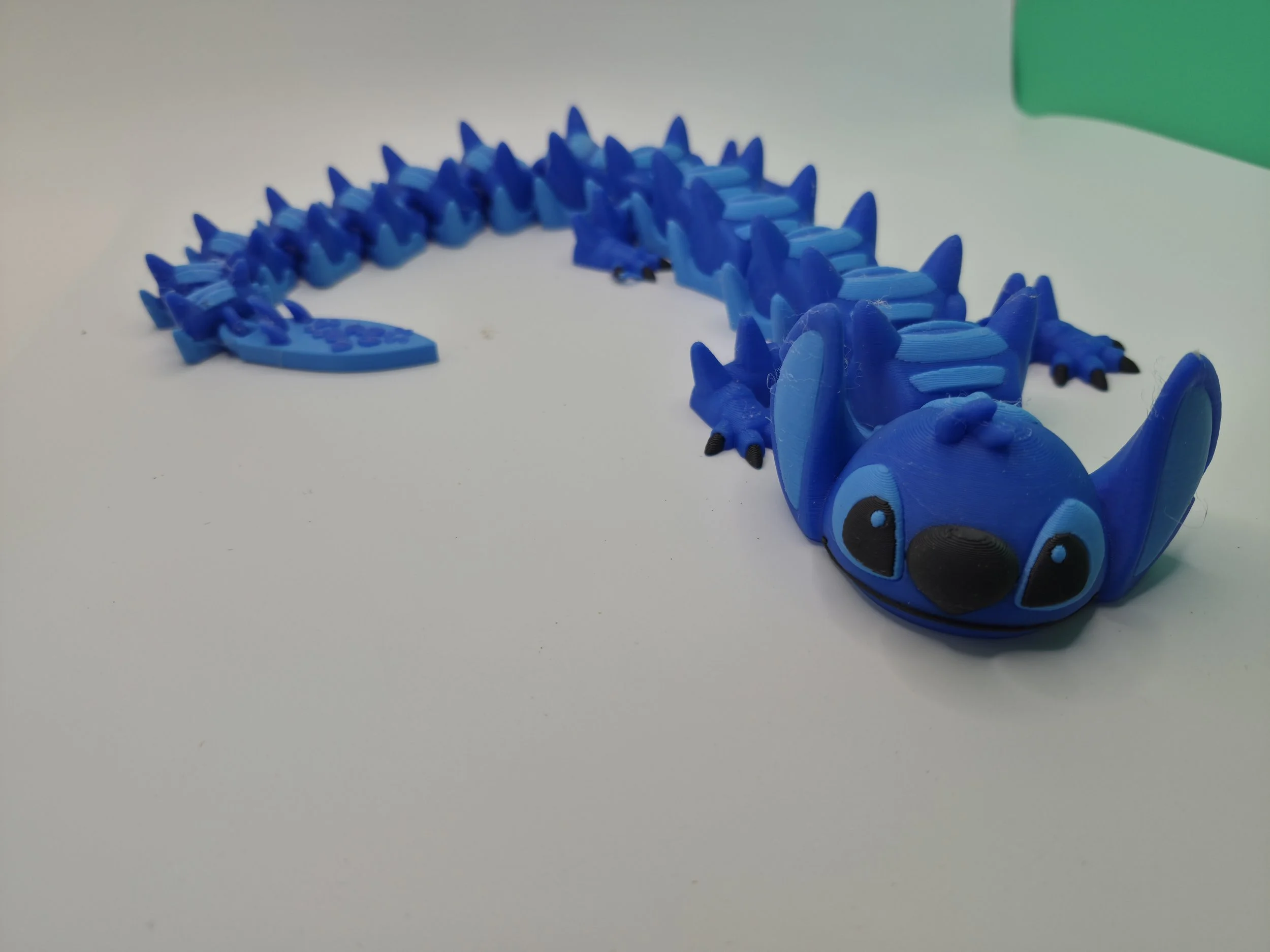 Articulated Blue Alien Dragon