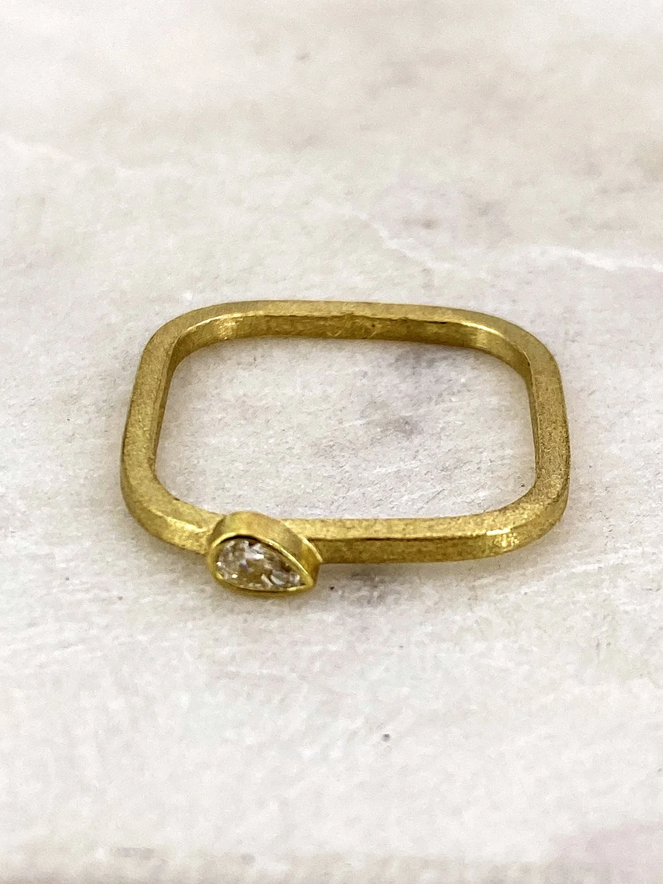Pear Diamond on Gold Square Band 2.jpg