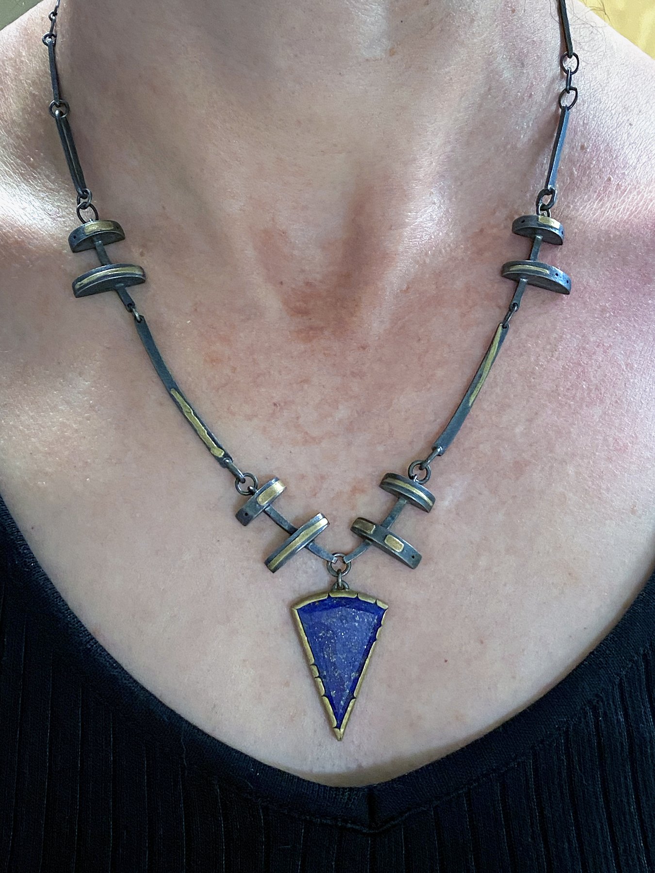 Lapis Unit Necklace