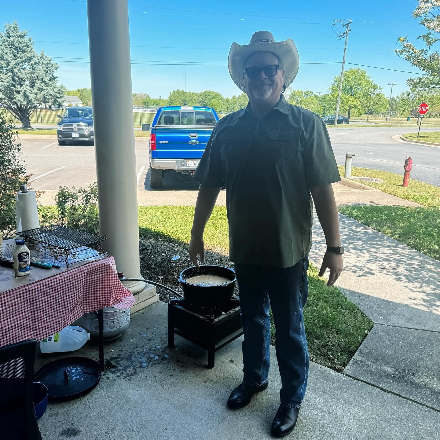 Today&rsquo;s lunch at the Corporate office was the annual fish fry provided by our Lead Solutions Architect, Jeff! Jeff caught over 100 crappie fishing and shared it with us for a potluck lunch. Lunch included fish tacos, pico de gallo, salads, fres