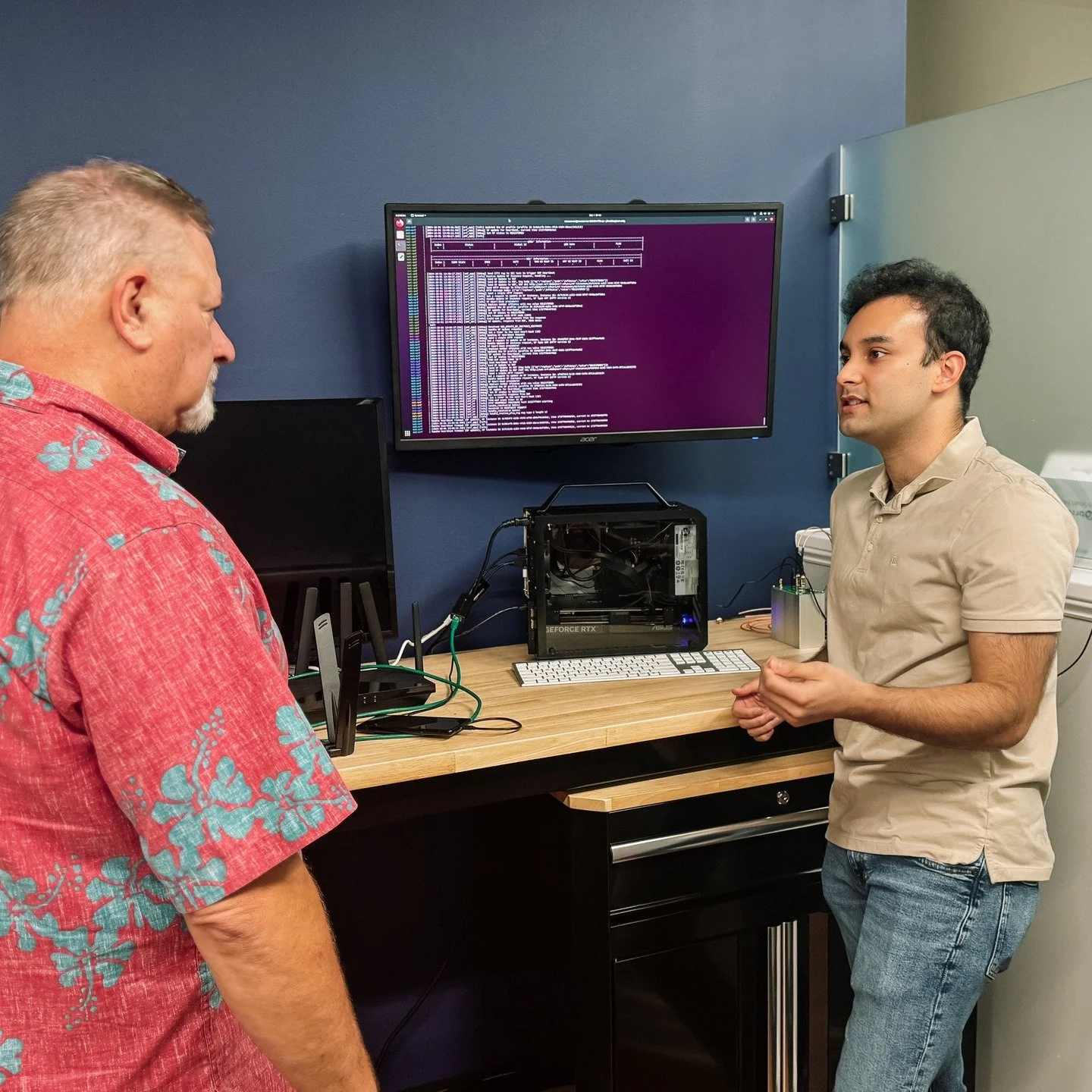 Shown here: members of the Capabilities Development Team discussing complex challenges in the cyber lab. Our customers trust us. Whether it's 5G, ICS/OT, or risk management, they think of RPI first when tackling their toughest challenges. 

#rpigroup