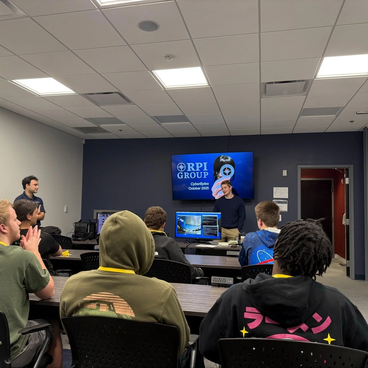 Our Research and Develop Team (Zach and Joel) did a great job at @cyberbytesfoundation talking to young people about starting a career in IT/Cyber. Thanks for sharing more about what RPI does and what careers in IT/Cyber are all about to the next gen