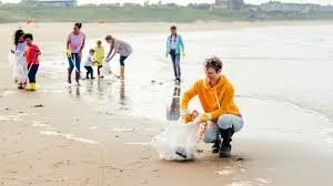 Beach Clean up at Albacore Street!