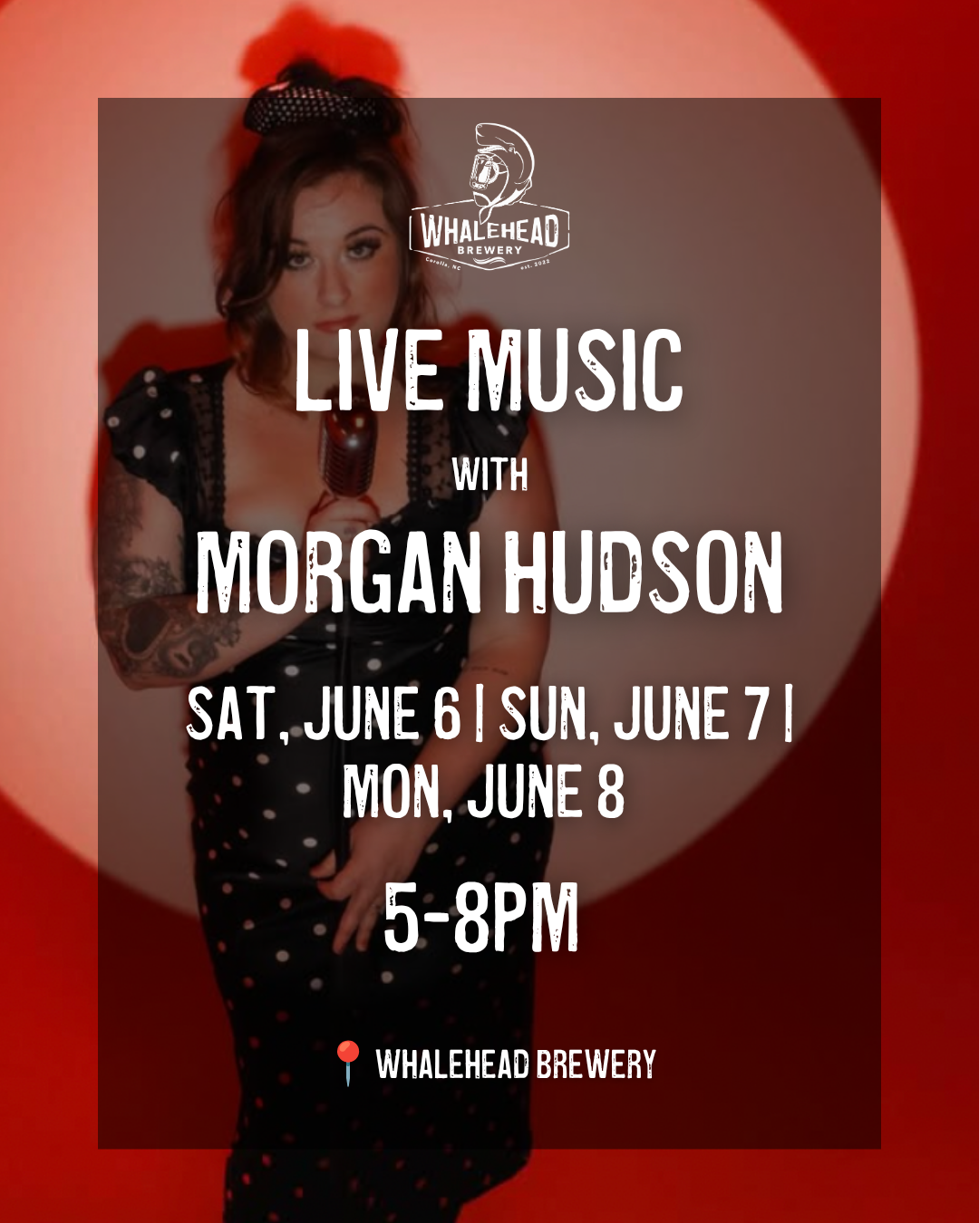 Live music with Morgan Hudson 