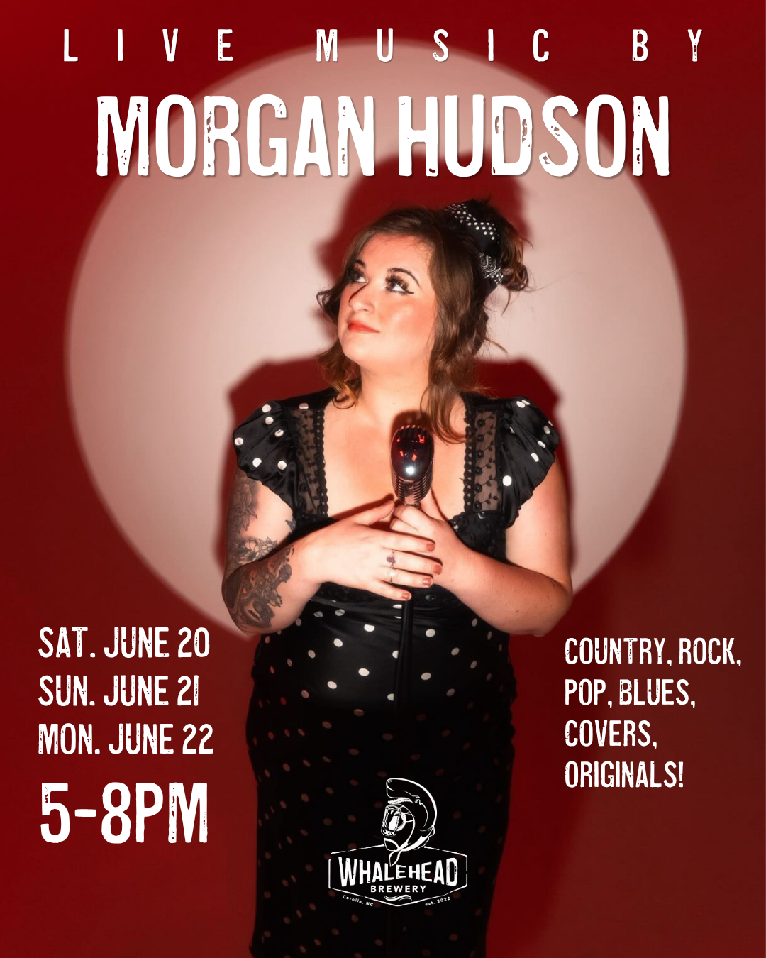 Live music with Morgan Hudson