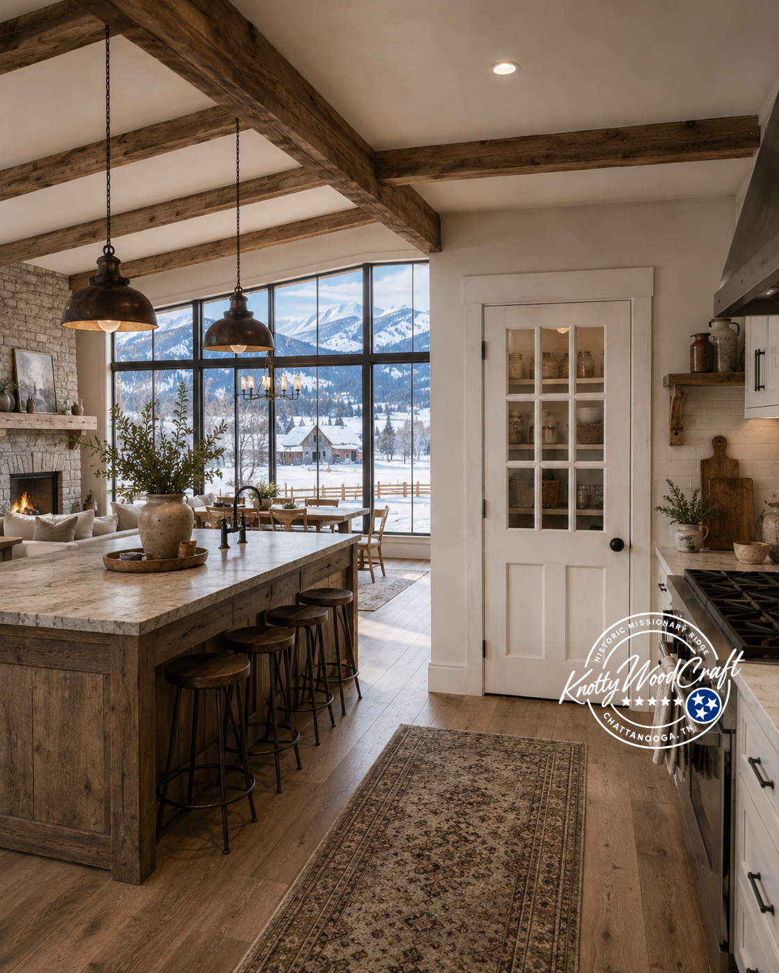 Antique Farmhouse Kitchen Door "The Colorado"